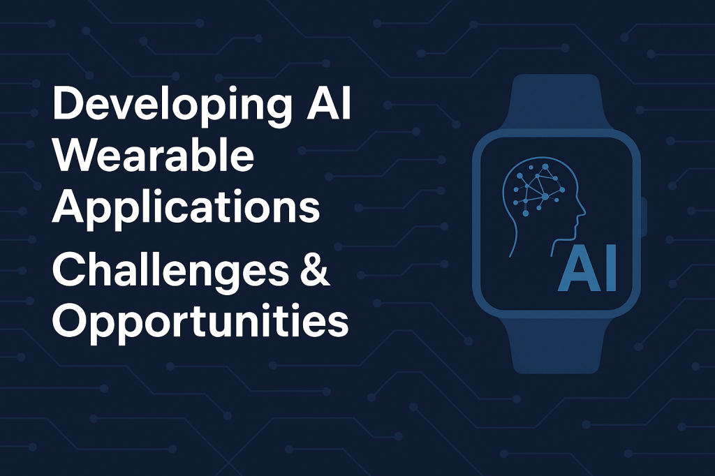 Developing AI Wearable Applications: Challenges &&nbsp;Opportunities